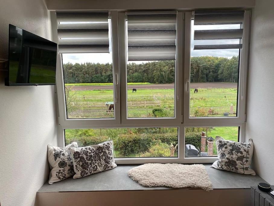 Wunderschoene Ferienwohnung Auf Dem Bauernhof Greven Eksteriør bilde